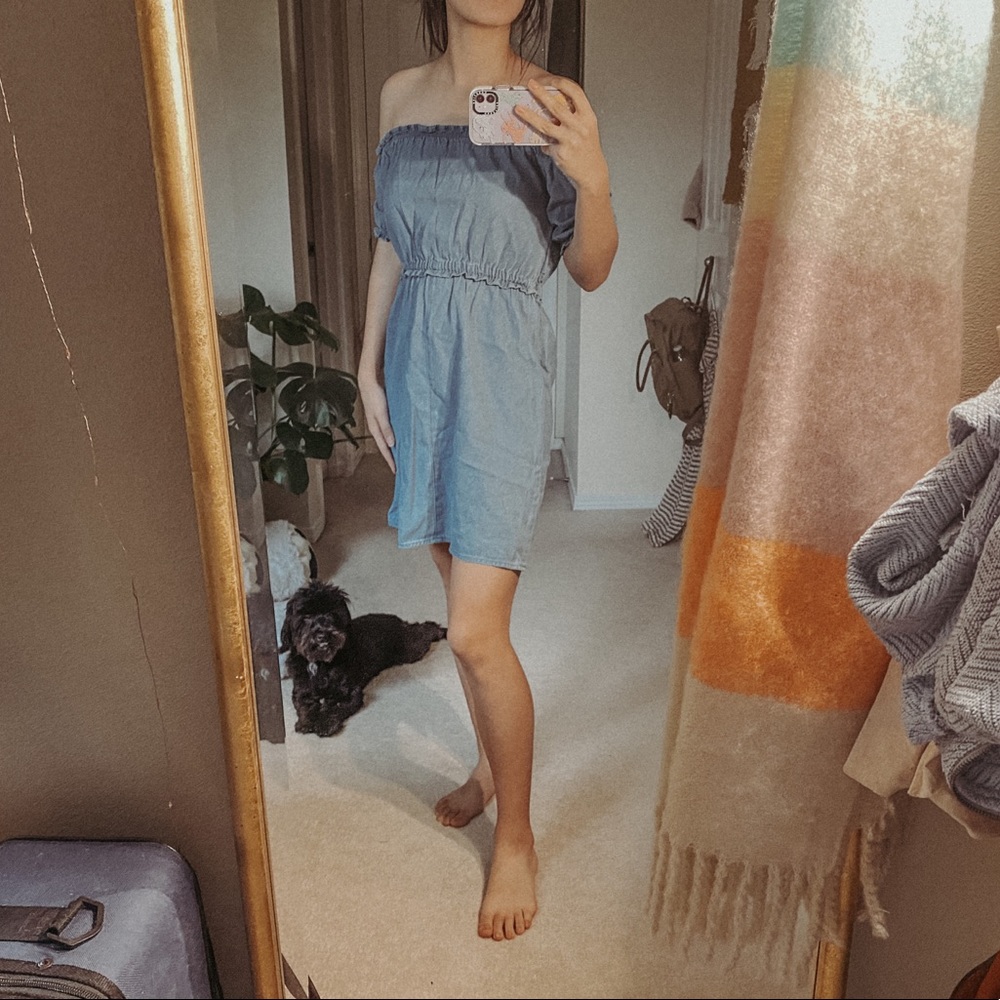 Off Shoulder Mini Dress